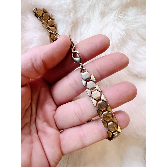 COPY - GUC | Stella & Dot Nora Statement Necklace | Gold Yellow Burst & Clear S… - Picture 6 of 7